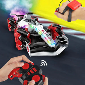 Auto formula 1 a control , luces ,sonido y humo