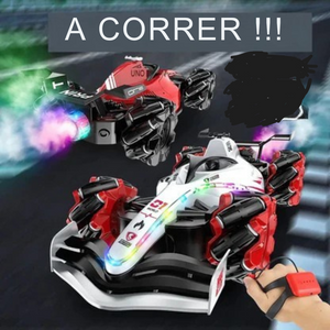 Auto formula 1 a control , luces ,sonido y humo