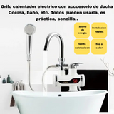 Grifo Calentador de Agua con accesorio de ducha.