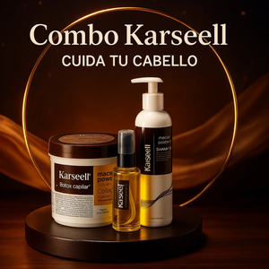 Combo Karseell. Mascarilla capilar de colágeno + champú capilar + aceite de argán.